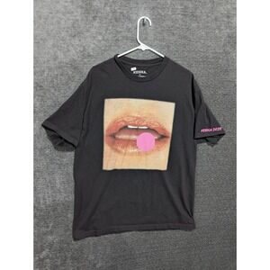 Kesha 2025 Tour T-Shirt Black Graphic Lips Bubblegum Concert Tee XL